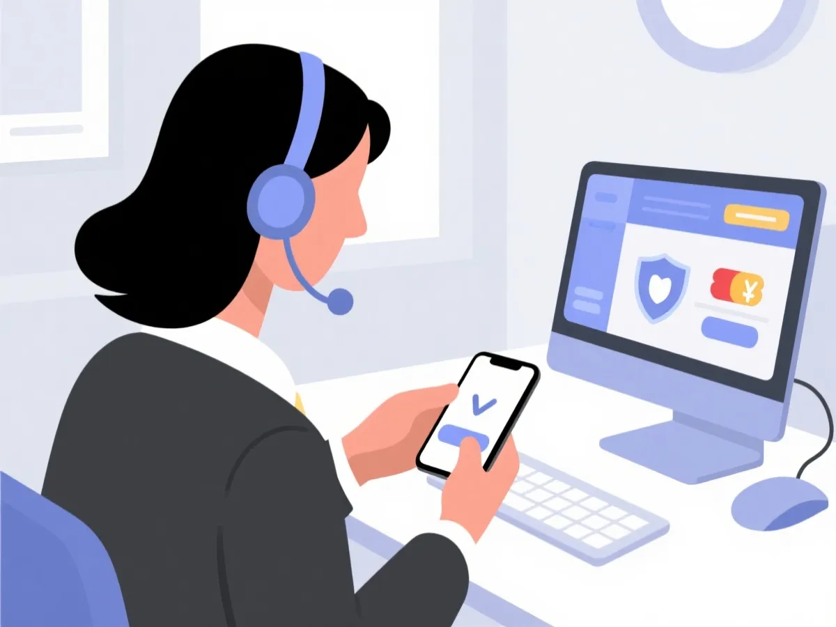 Support and payment guidance illustration